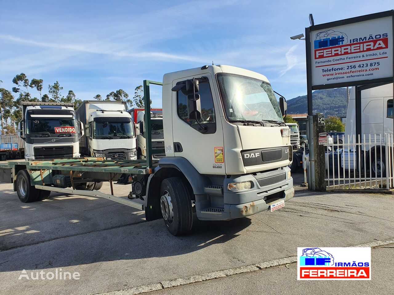 khung xe container DAF LF 55 250