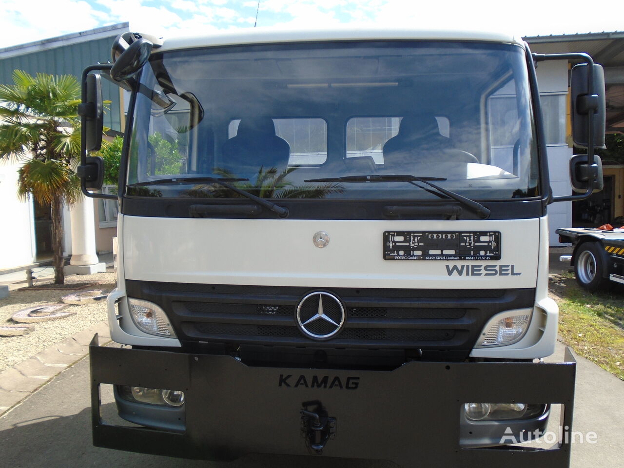 khung xe container Mercedes-Benz Mercedes-Benz Kamag/Wiesel/WBH/KB3772/mit Garantie
