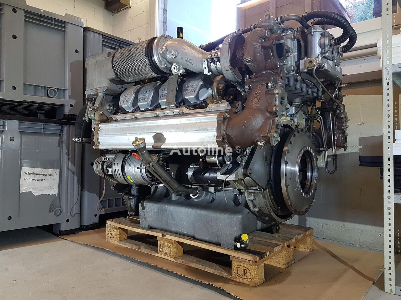 động cơ MTU DDC V8 2000 MARINE Engine dành cho xe tải