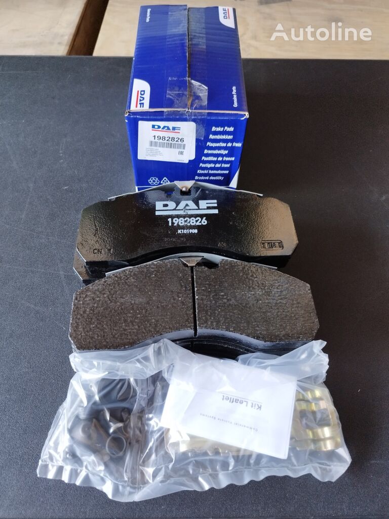 DAF BRAKE PADS 1982826 DAF 1982826 dành cho xe tải