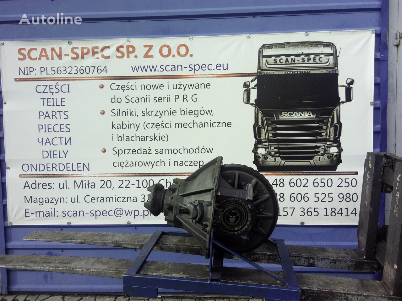 vi sai Scania R780 5,25 1727195, 2238176 dành cho đầu kéo Scania PRG