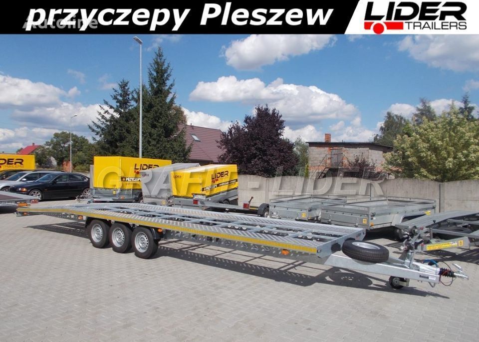 rơ moóc vận chuyển xe hơi Lider trailers LT-075 przyczepa 850x210, ciężarowa laweta alumin mới