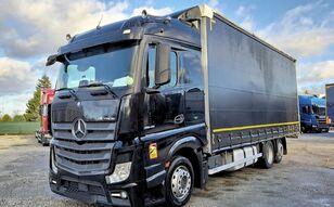 thùng kéo rèm cho xe tải Mercedes-Benz ACTROS 2545 / PRZESTRZENNY 60M3 / 7,75 M / SALON PL