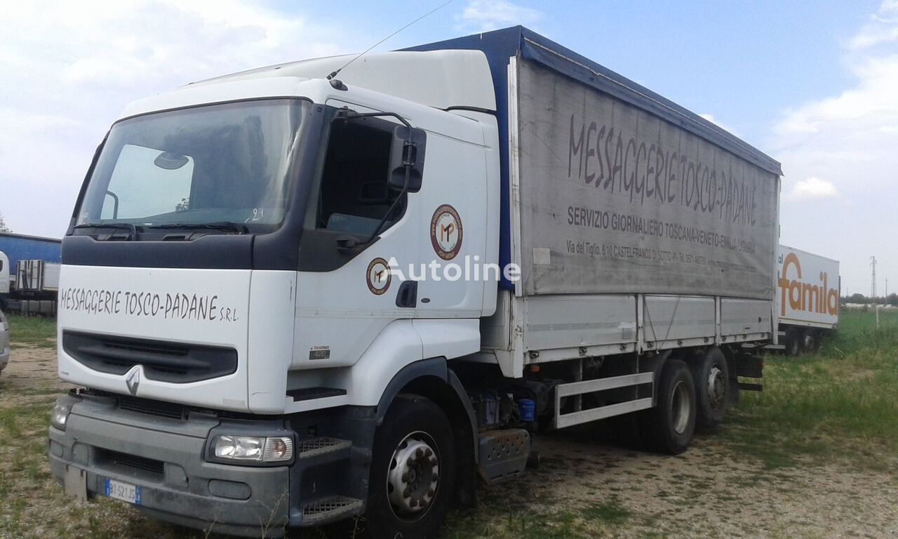thùng kéo rèm cho xe tải Renault PREMIUM 420 DCI