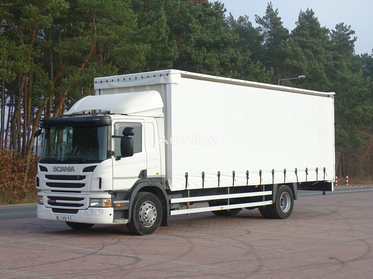 thùng kéo rèm cho xe tải Scania P 230