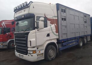 xe chở gia súc Scania R620 Michieletto + rơ moóc vận chuyển gia súc