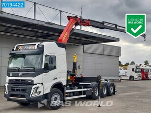 xe chở rác thùng rời Volvo FMX 500 8X4 NEW Palfinger PK24.001 Crane Kran + Hyva 26-60 Euro mới