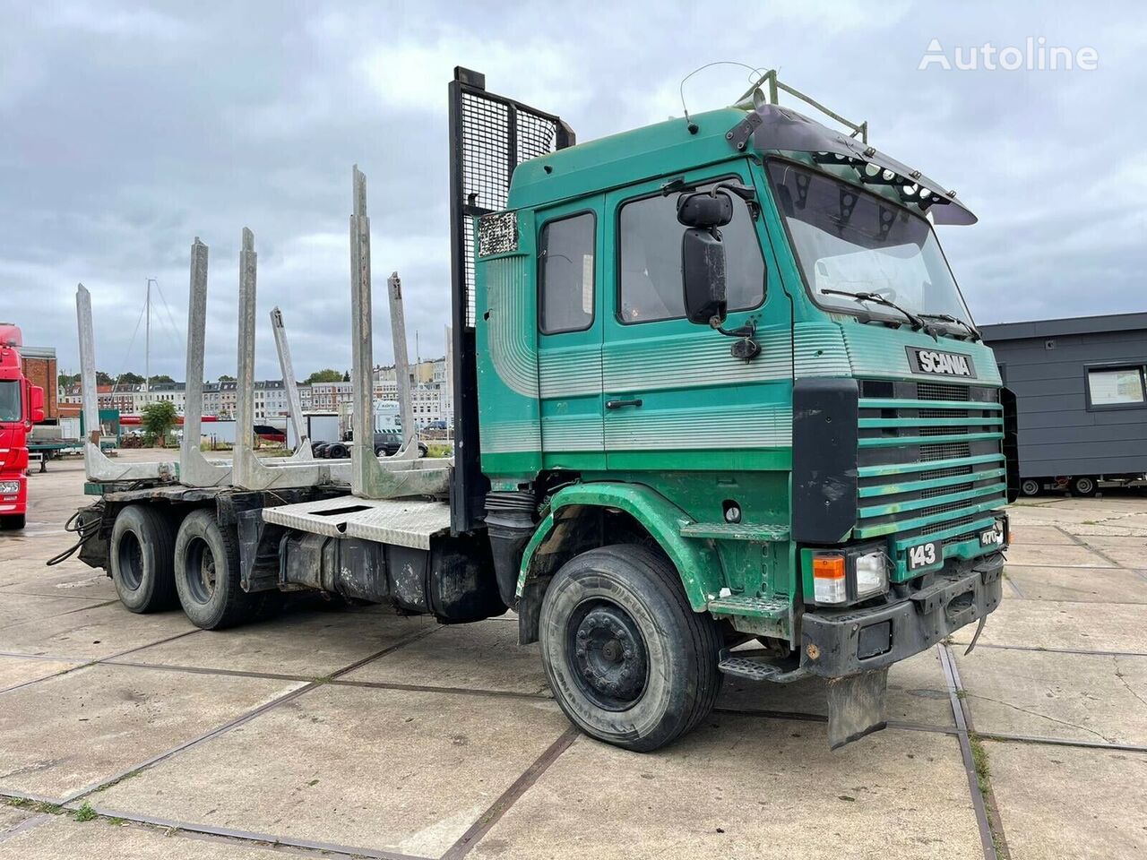 xe tải chở gỗ Scania R143