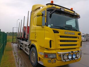 xe tải chở gỗ Scania R480 + rơ moóc chở gỗ