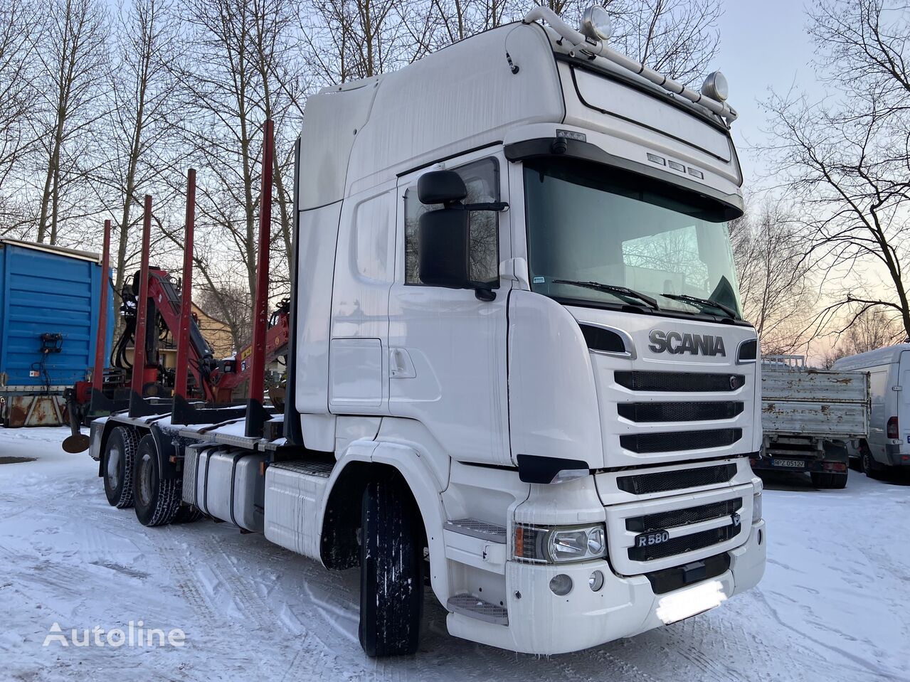 xe tải chở gỗ Scania R580