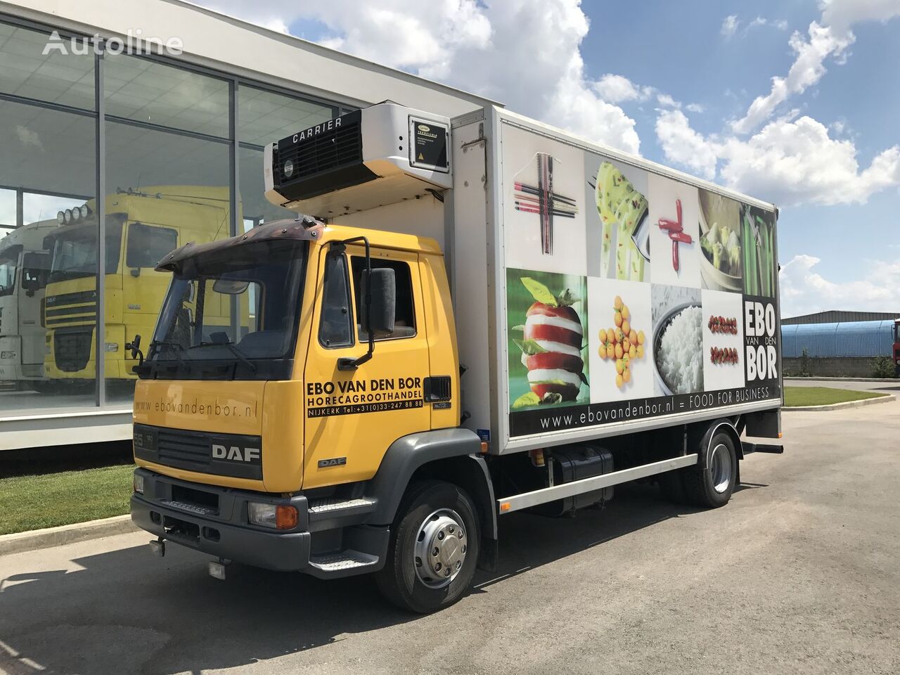 xe tải đông lạnh DAF 55.180 ATI EURO2 MANUAL + CARRIER + LBW