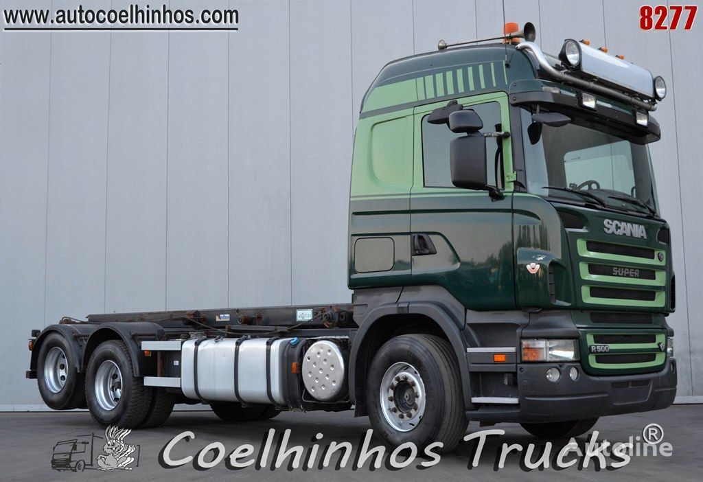 xe tải kéo cáp Scania R 500 // Steel Suspension + retarder