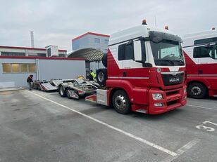 xe tải vận chuyển ô tô MAN TGS 18.480 + Rolfo Hercules EURO6 + rơ moóc vận chuyển xe hơi
