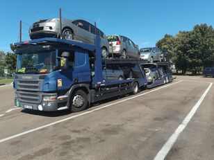 xe tải vận chuyển ô tô Scania P420 + rơ moóc vận chuyển xe hơi